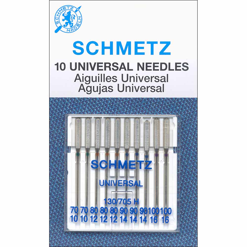 SCHMETZ #1835 Universal Needles Carded - Assorted 70-100 - 10 count