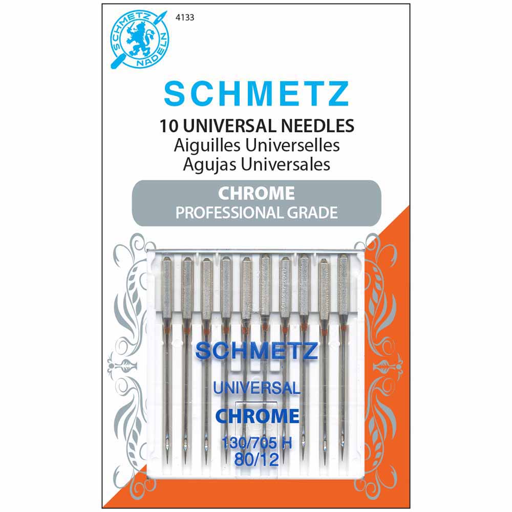 SCHMETZ #4133 Chrome Universal - 80/12 10 count