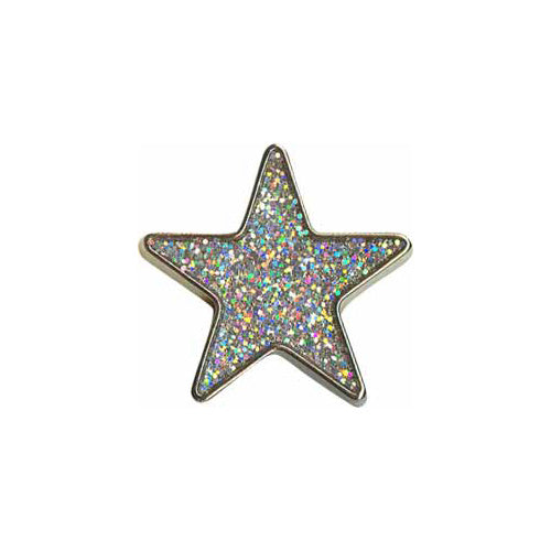 ELAN Novelty Shank Button - Aurora Borealis - 25mm (1") - Star - 2 count