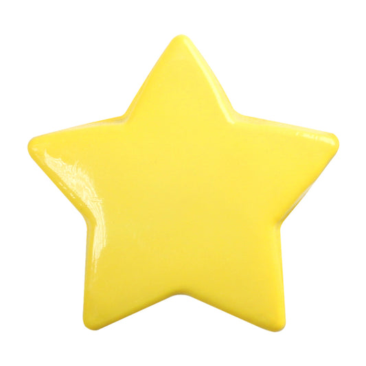ELAN Novelty Shank Button - Yellow - 16mm (5/8") - Star