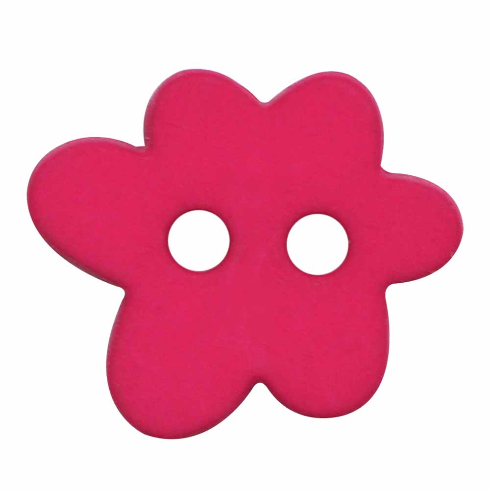 ELAN Novelty 2-Hole Button - Purple - 15mm (5/8"") - Paint Blot