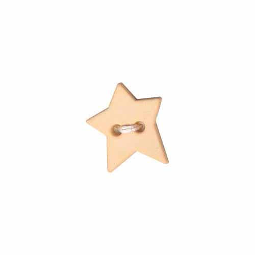 ELAN Novelty 2-Hole Button - Yellow - 15mm (5/8"") - Star