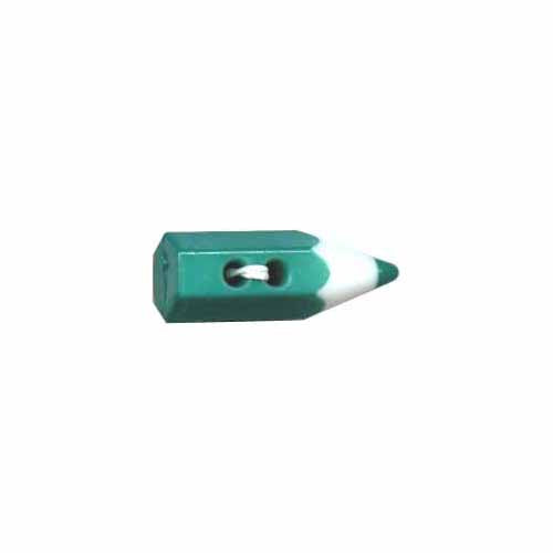 ELAN Novelty 2-Hole Button - Green - 19mm (3/4") - Pencil