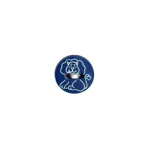 ELAN Novelty 2-Hole Button - Royal Blue - 12mm (1/2") - Lion