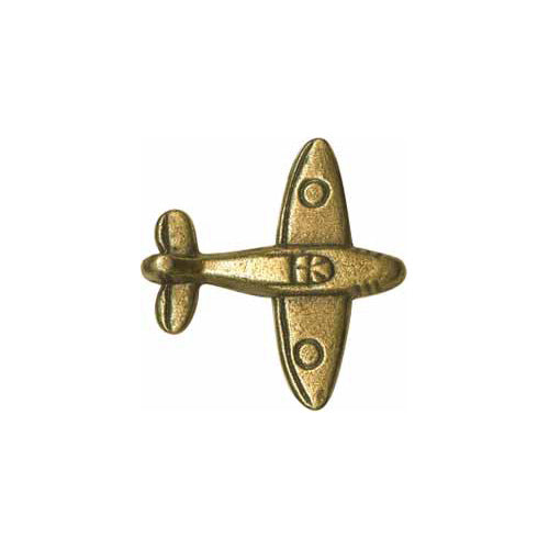 ELAN Novelty Shank Button - Dutch Gold - 23mm (7/8") - Plane