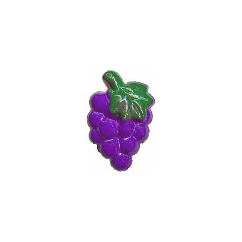 ELAN Novelty Shank Button - Purple - 16mm (⅝") - Grapes - 3 count