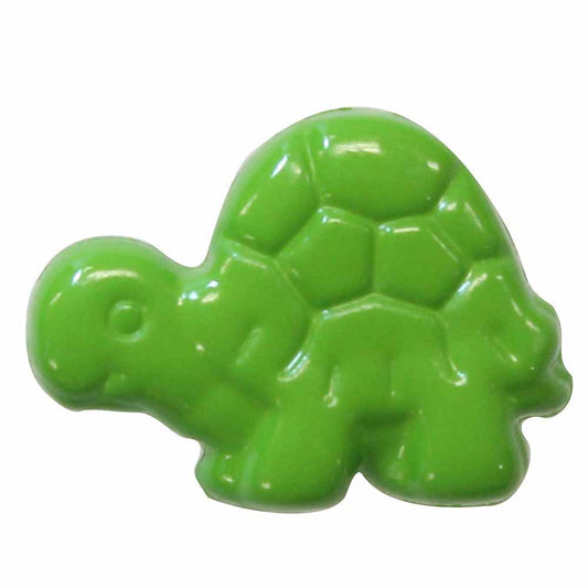 CIRQUE Novelty Shank Button – Green – 18 mm (3/4") – Turtle