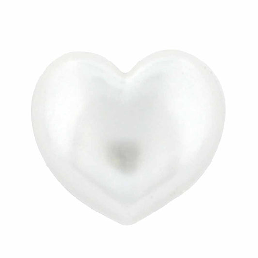 CIRQUE Novelty Shank Button – Pearl – 15 mm (5/8") – Heart