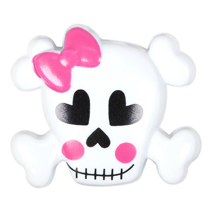 ELAN Sugar Skull 25 mm novelty shank buttons, 2-piece pack