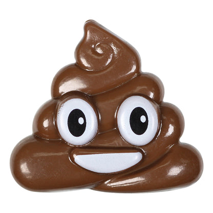 ELAN Poop Emoji 23 mm novelty shank buttons, 2-piece pack