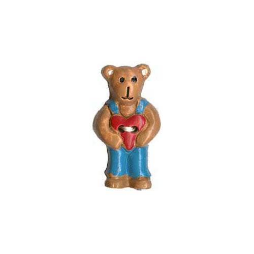 ELAN Novelty 2-Hole Button - Bear & Heart - 28mm (1 1/8")