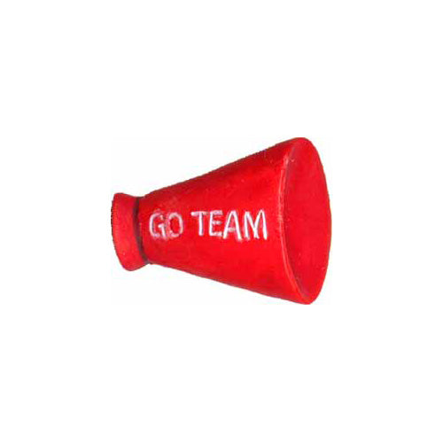 ELAN Novelty Shank Button - Megaphone - 26mm (1") - 2 count