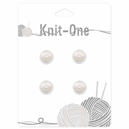 KNIT ONE 2-Hole Pearl Button – 14 mm (1/2″) – Pearl