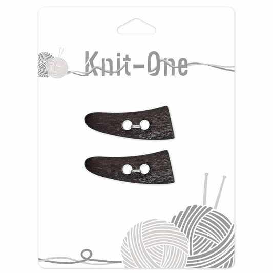 KNIT ONE Toggle Button – 40 mm (1 5/8″) – Brown
