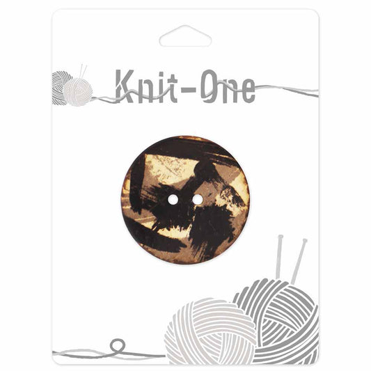 KNIT ONE 2-Hole Coconut Button – 41 mm (1 5/8″) – Multi