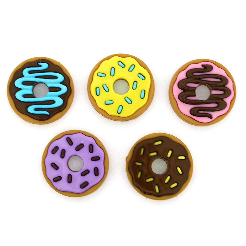 DRESS IT UP Donut Party Flat-Back Buttons, SKU 9710404