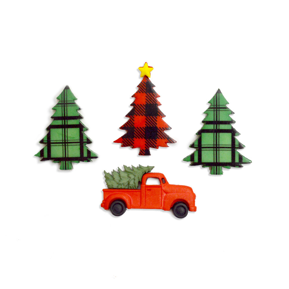 DRESS IT UP Home for the Holidays Buttons, SKU 9711387