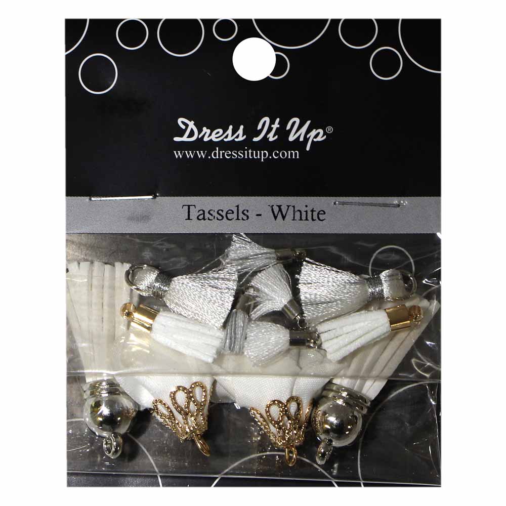 DRESS IT UP Tassel Assortment - White