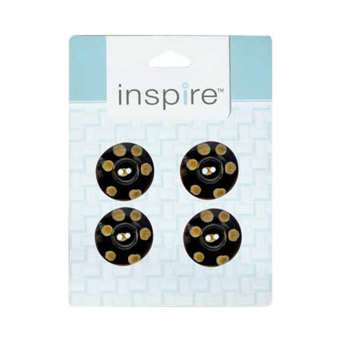 INSPIRE 2-Hole Button – 25 mm (1″) – 4 Count – Horn