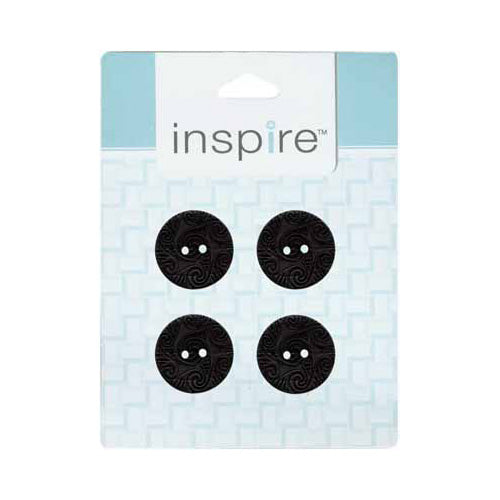 INSPIRE 2‑Hole Button – 23 mm (7/8″) – 4 Count – Coconut