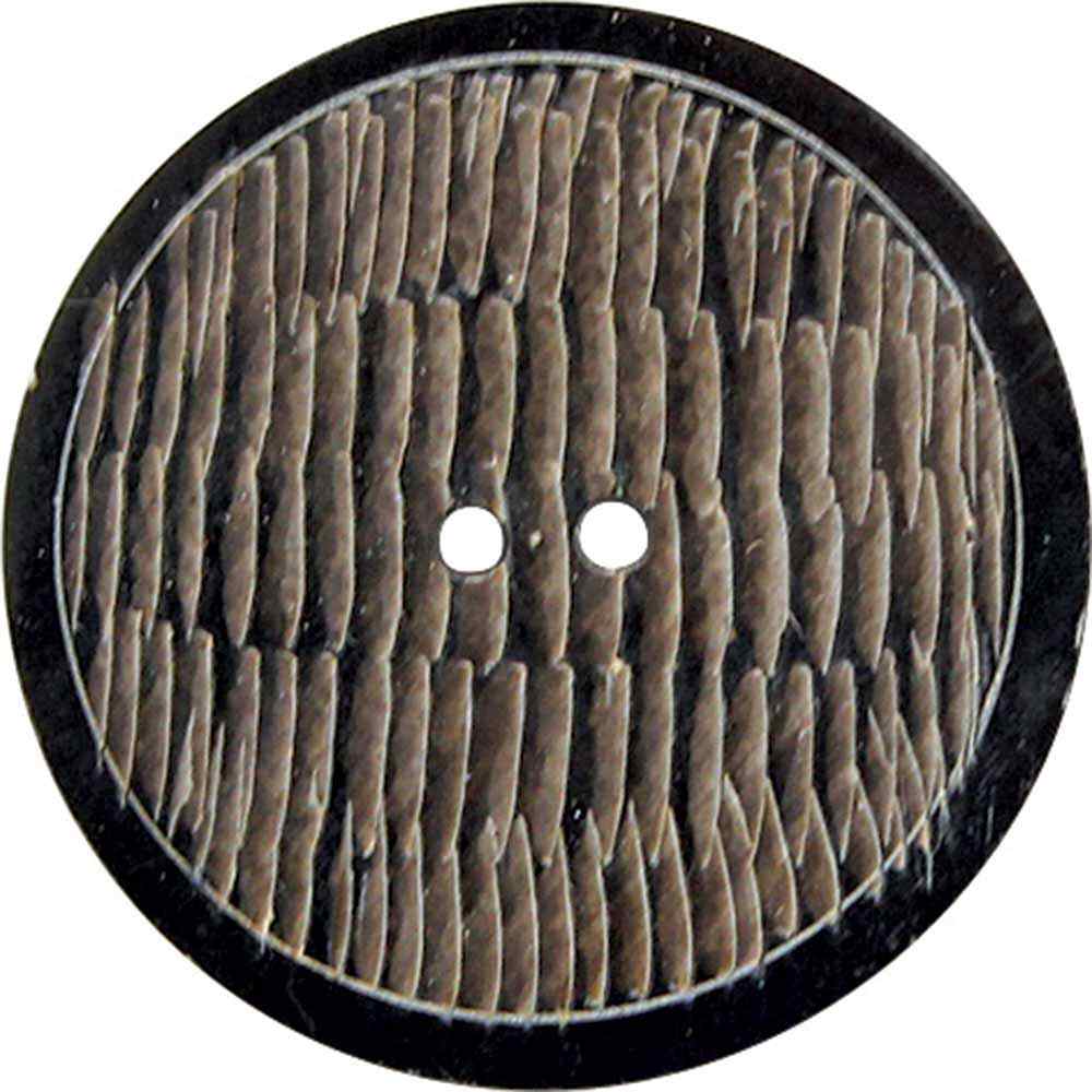 INSPIRE 2-Hole Button – 40 mm (1 5/8 in.) – 1 Count – Horn - second product view