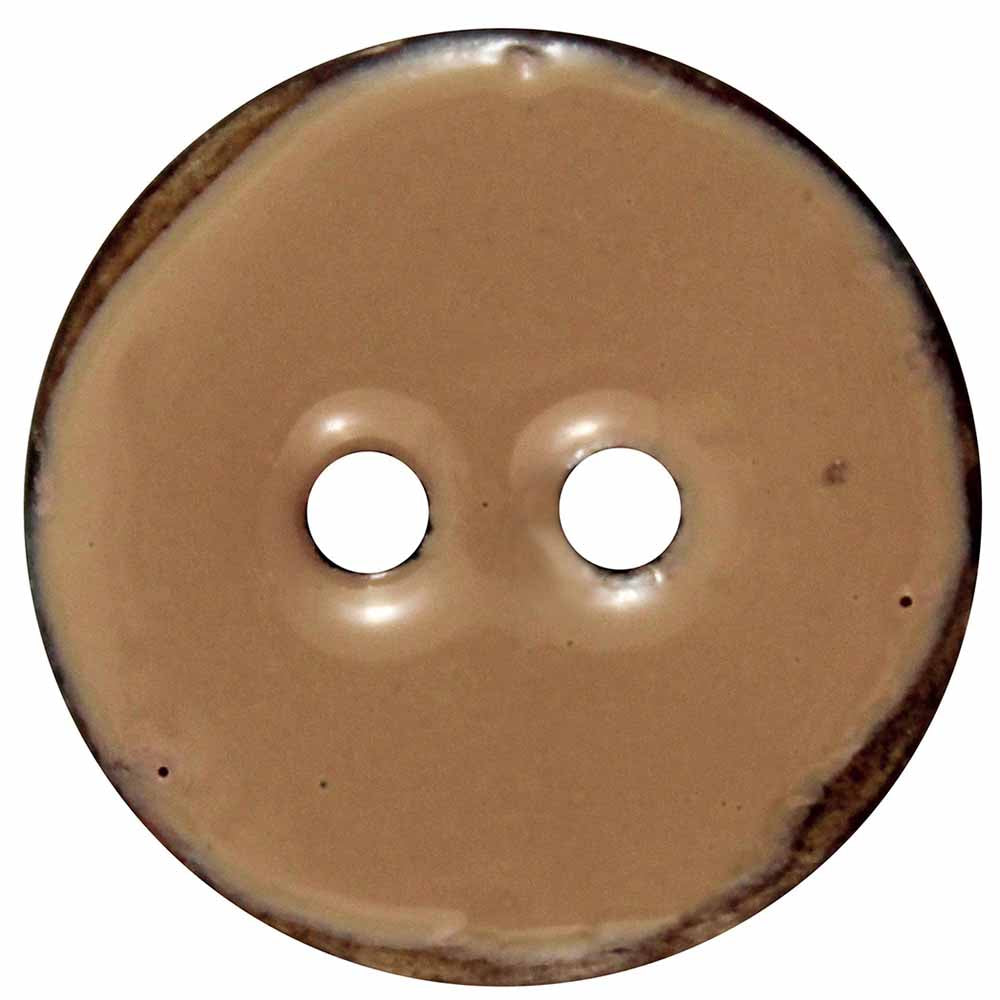 INSPIRE 2-Hole Button – 18 mm (3/4 in.) – 5 Count – Coconut - second product view