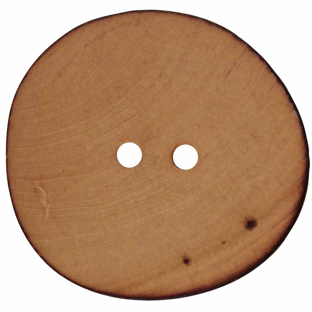 INSPIRE 2-Hole Button – 27 mm (1 in.) – 4 Count – Wood - second product view