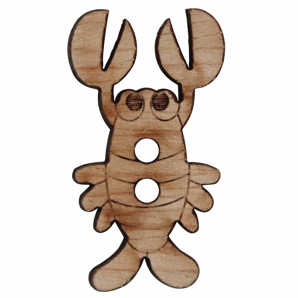 INSPIRE 2-Hole Button – 30 mm (1 1/8 in.) – 4 Count – Wood - verified H.A. Kidd secondary view