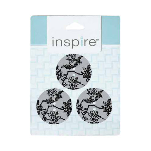 INSPIRE 2-Hole Button – 28 mm (1 1/8″) – 3 Count – Polyester