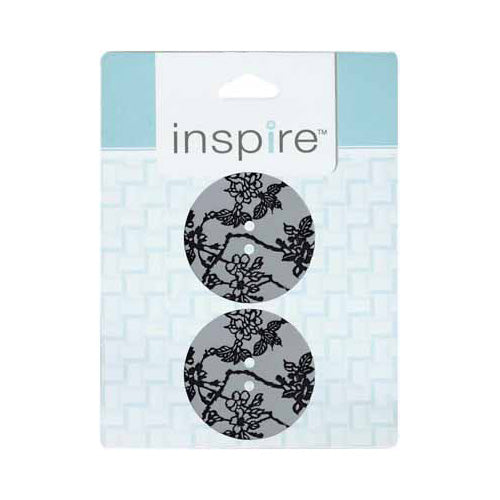 INSPIRE 2-Hole Button – 34 mm (1 3/8″) – 2 Count – Polyester