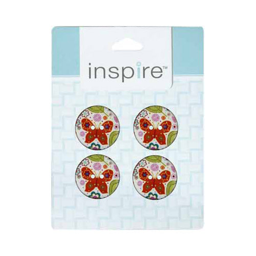INSPIRE 2-Hole Button – 23 mm (7/8″) – 4 Count – Coconut