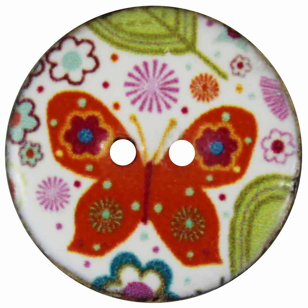 INSPIRE 2-Hole Button – 23 mm (7/8 in.) – 4 Count – Coconut - verified H.A. Kidd secondary view