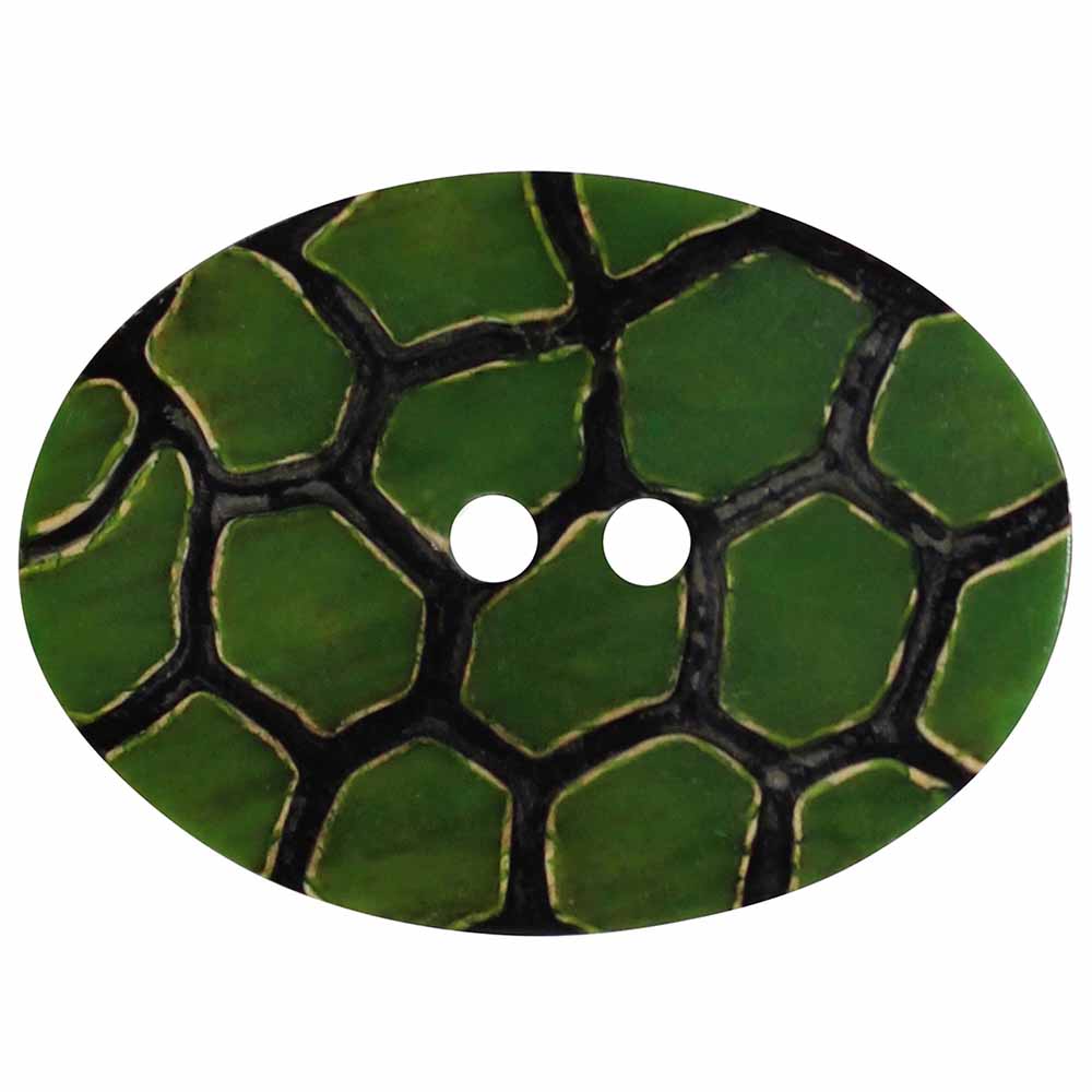 INSPIRE 2-Hole Button – 42 mm (1 5/8 in.) – 2 Pack – Horn - verified H.A. Kidd secondary view