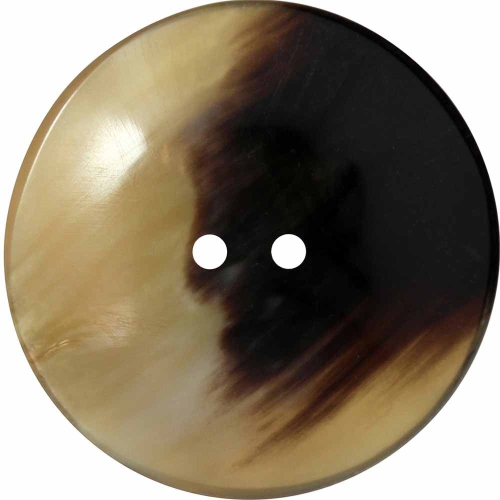 INSPIRE 2-Hole Button – 45 mm (1 3/4 in.) – 1 Pack – Horn - verified H.A. Kidd additional view