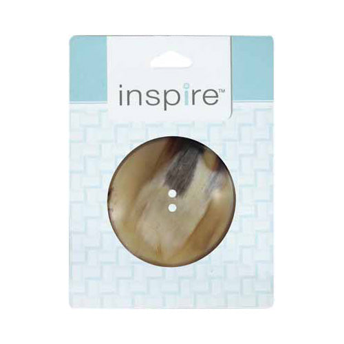 INSPIRE 2‑Hole Button – 60 mm (2 3/8″) – 1 Pack – Horn