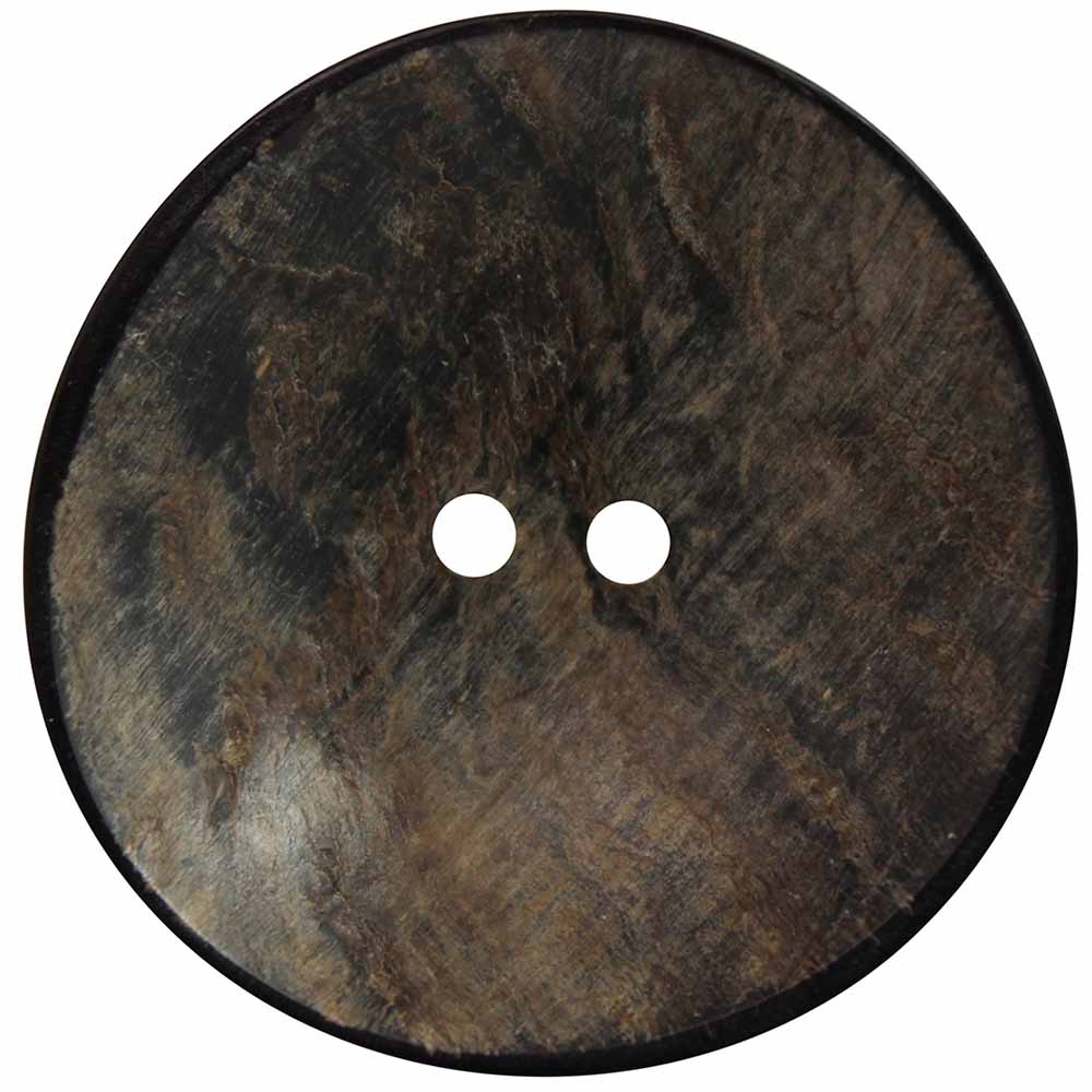 INSPIRE 2-Hole Button – 45 mm (1 3/4 in.) – 1 Pack – Horn - verified H.A. Kidd additional view