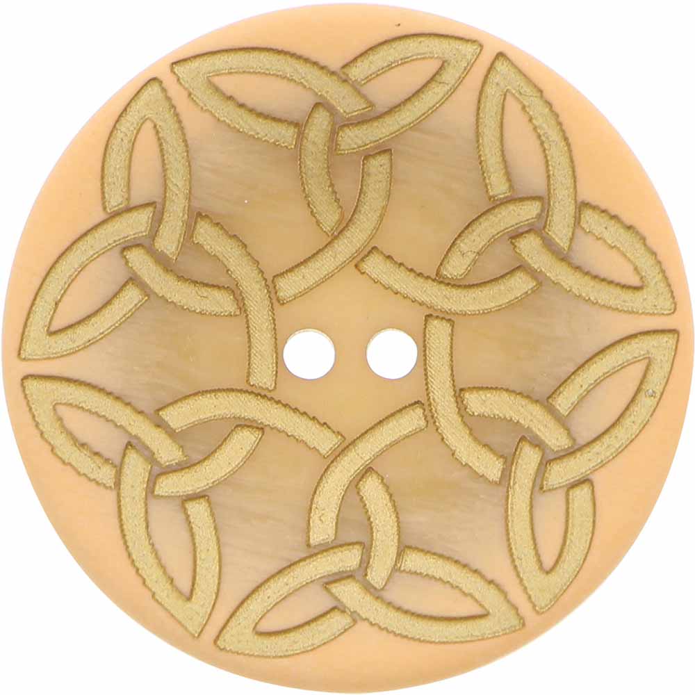 INSPIRE 2-Hole Button – 34 mm (1 3/8″) – 2 Pack – Polyester