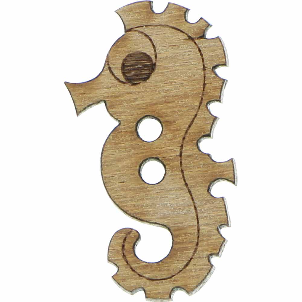 INSPIRE 2-Hole Button – 30 mm (1 1/8″) – 4 Pack – Wood