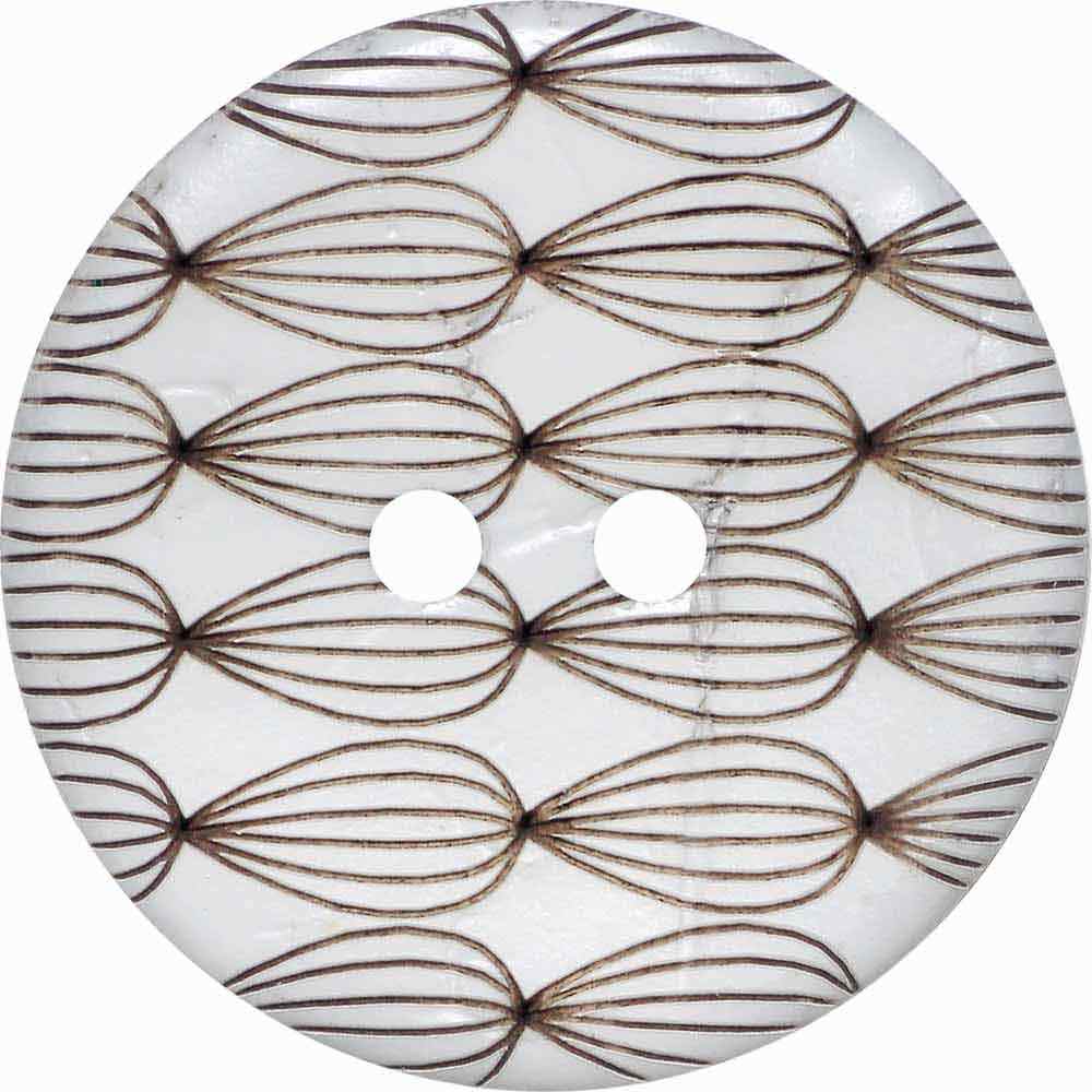 INSPIRE 2-Hole Button – 23 mm (7/8″) – 3 Pack – Coconut