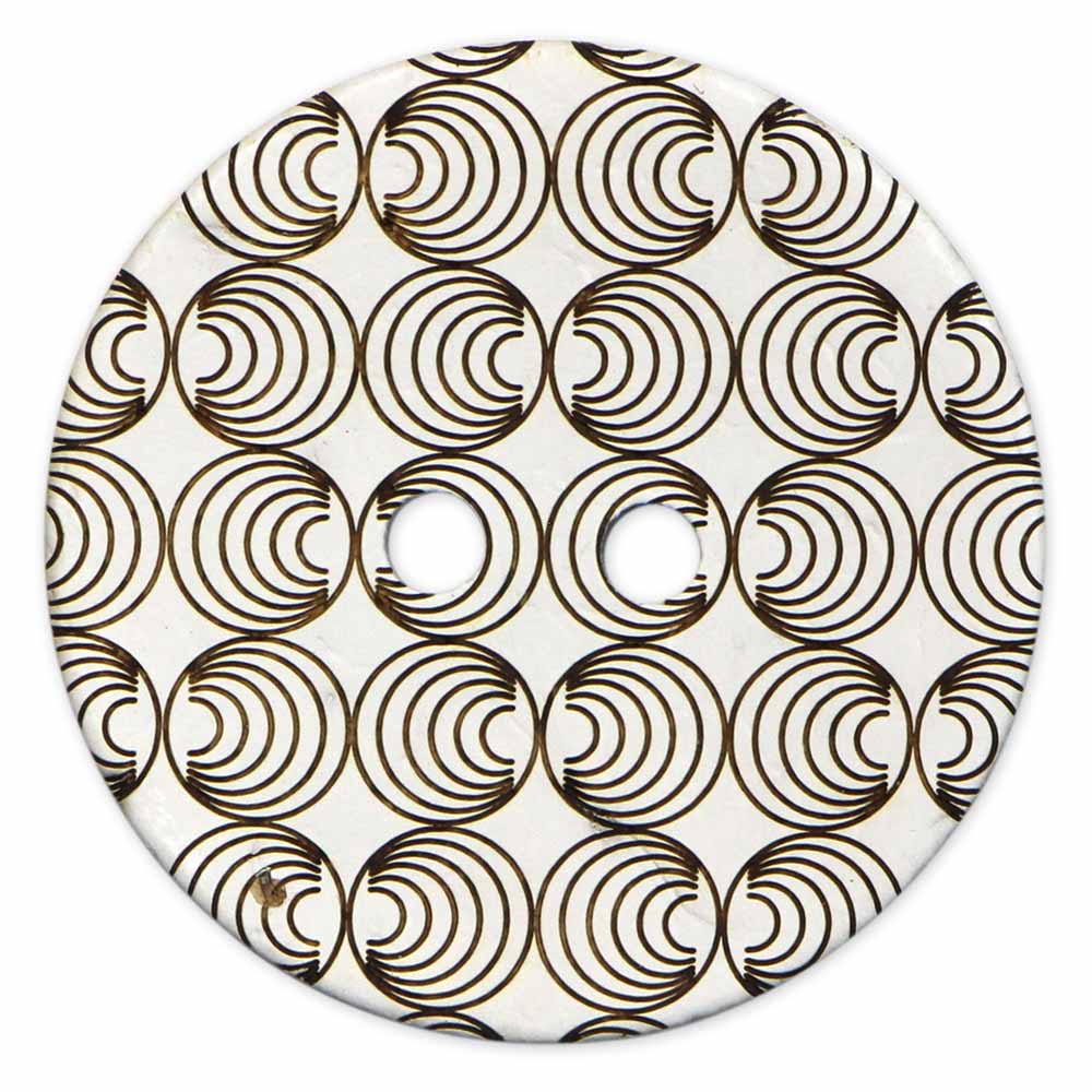 INSPIRE 2 Hole Button – 30mm (1 1/8") – 4 count – Coconut