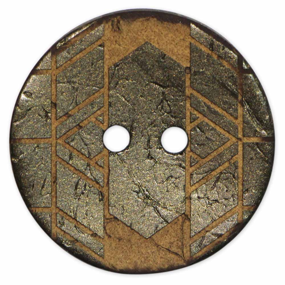 INSPIRE 2-Hole Button – 40 mm (1 5/8″) – 2 Pack – Akoya Shell
