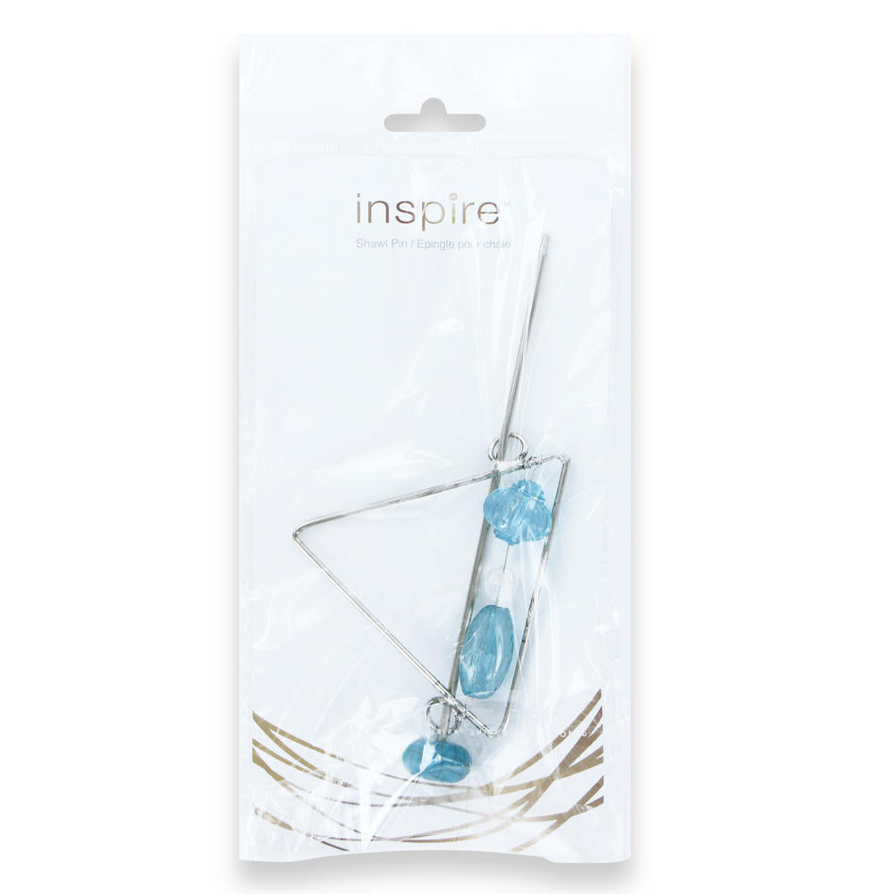 INSPIRE Shawl Pin – Metal Beads – 80 mm (3 1/8″) – Metal