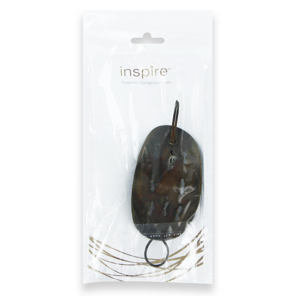 INSPIRE Shawl Pin – Metal Beads – 100 mm (4″) – Metal