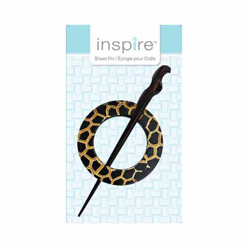 INSPIRE Shawl Pin – 63 mm (2 1/2″) – Horn