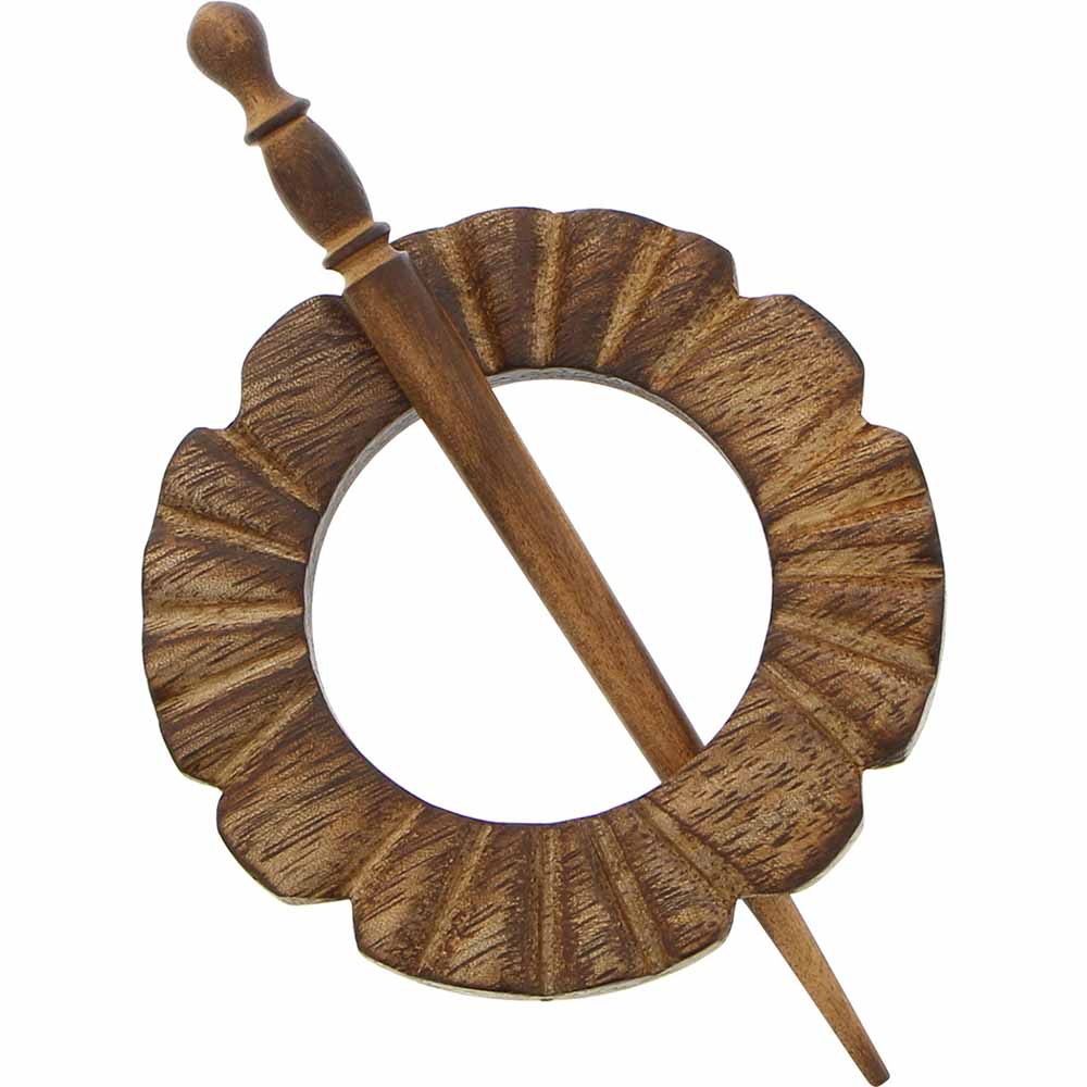 INSPIRE Shawl Pin – 83 mm (3 1/4″) – Wood