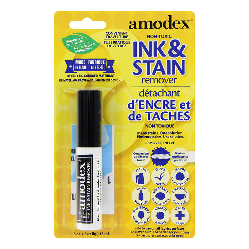 AMODEX Ink & Stain Remover - 15ml (0.5oz) Traveller Tube - 1 pc