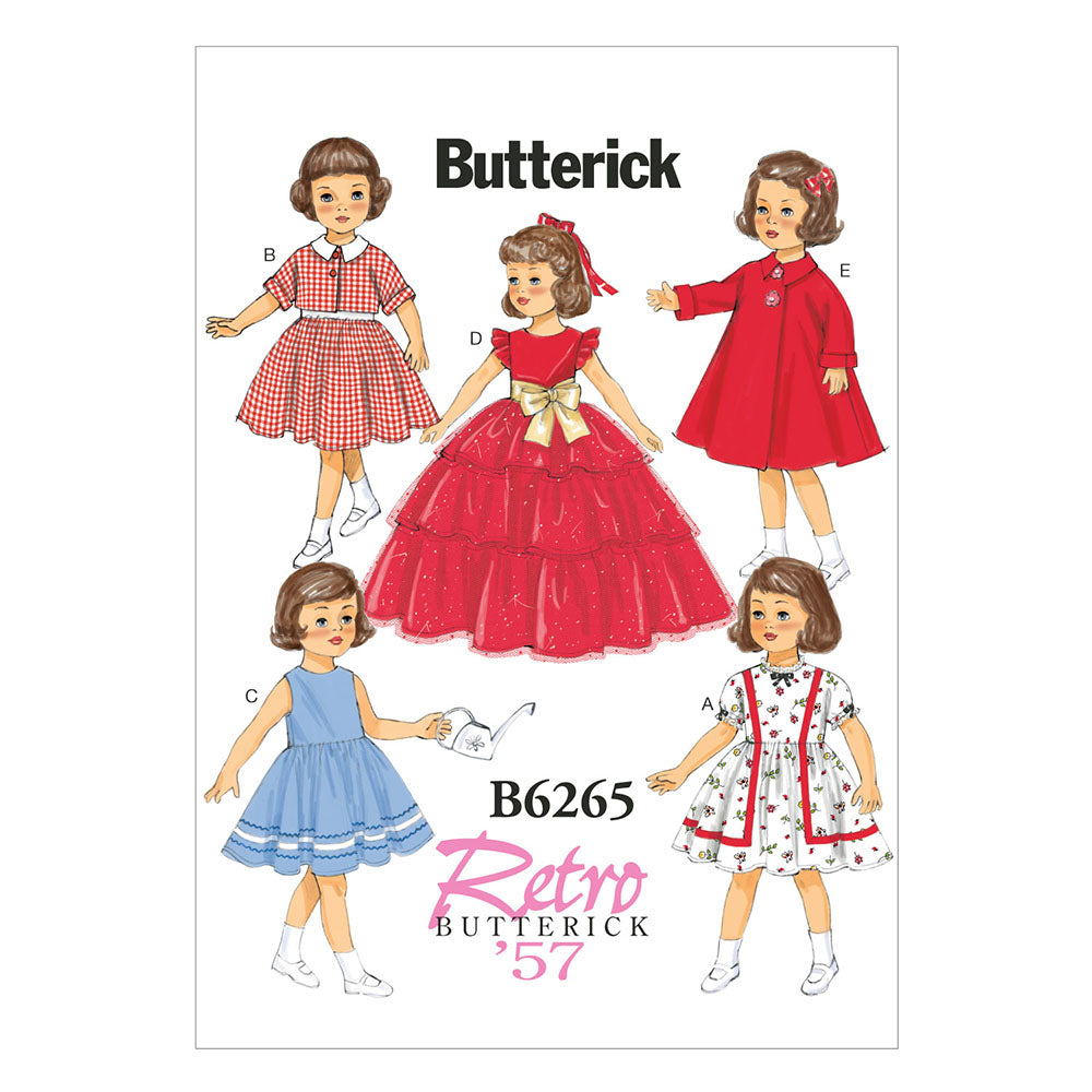 BUTTERICK B6265 Doll Clothes