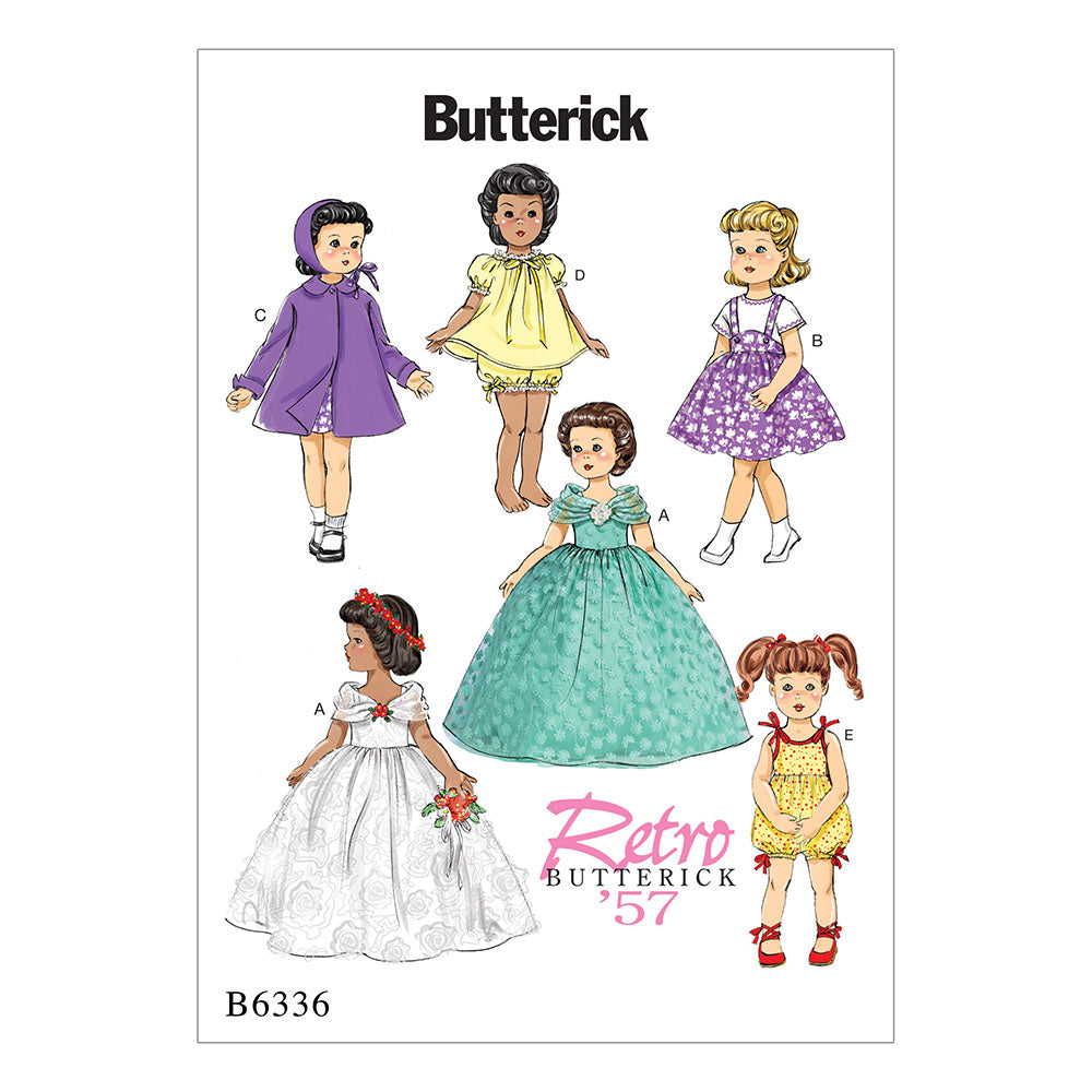 BUTTERICK B6336 Doll Clothes