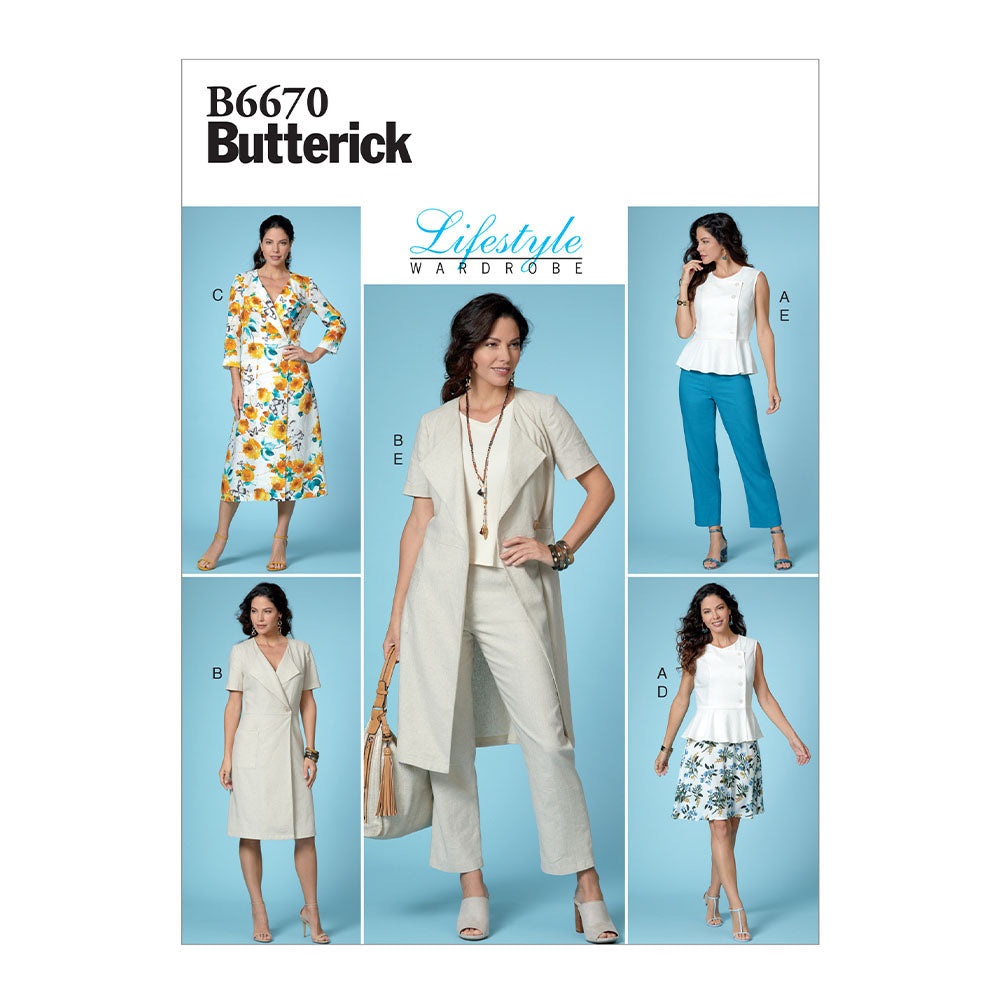 BUTTERICK B6670 Misses Sportswear