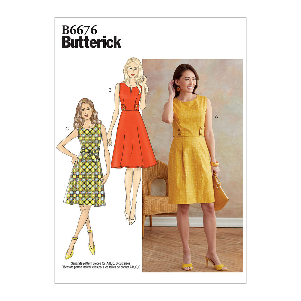 BUTTERICK B6676 Misses Dress